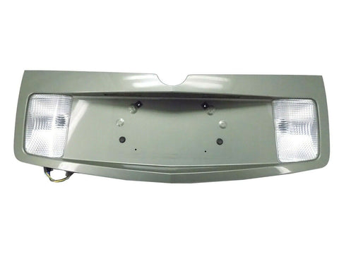 Trunk Finish License Panel with Fog Lights Silver Green OEM Cadillac CTS 03-07